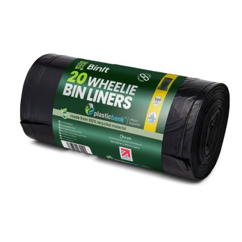 Wheelie Bin Liners 240 Litre Refuse Sacks, Tear Resistant